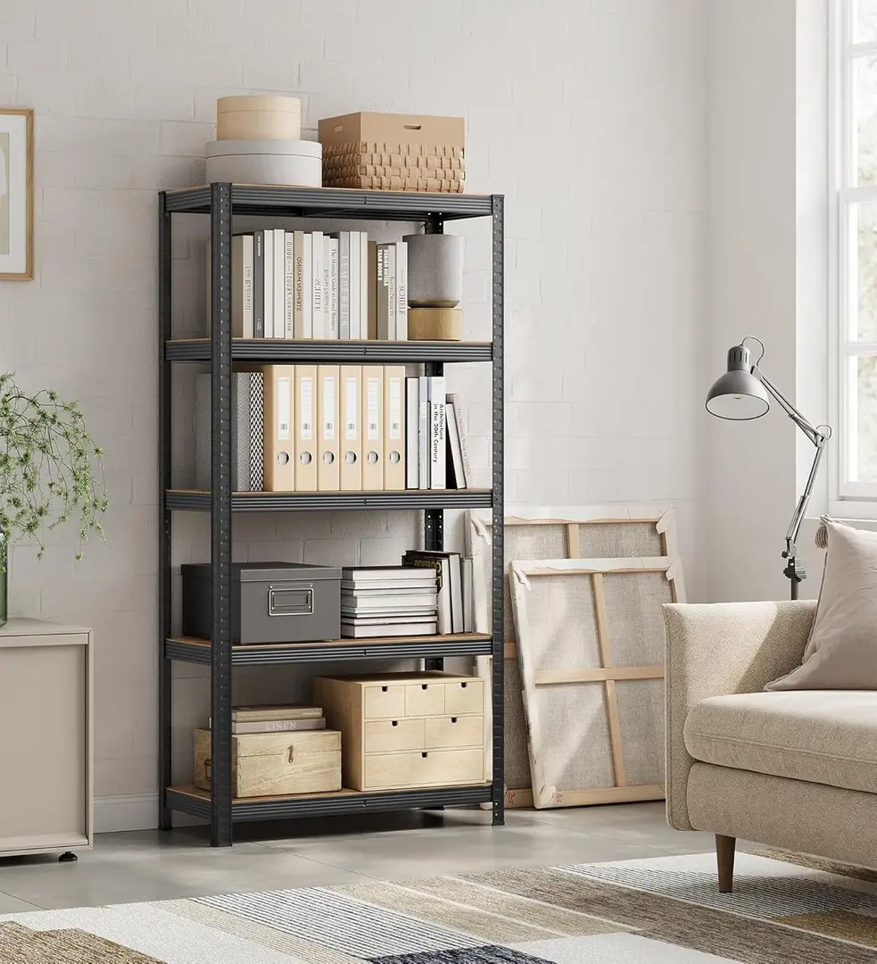 Etajera Songmics GLR040B11 (Rustic Brown/Black)