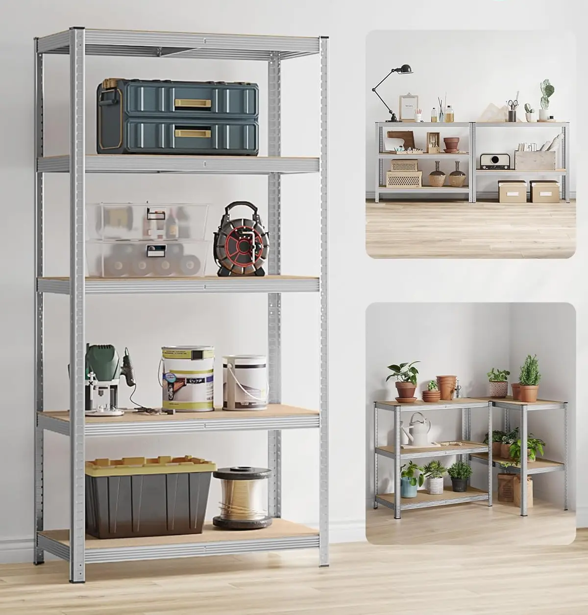 Etajera Songmics GLR050E01 (Silver)