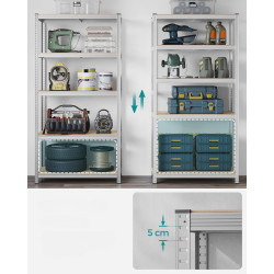 Etajera Songmics GLR050E01 (Silver) Thumb