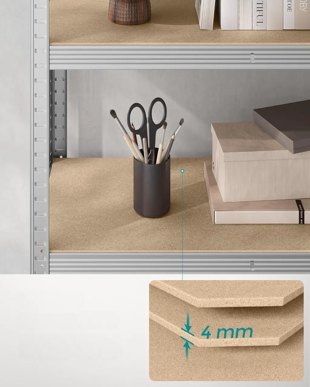 Etajera Songmics GLR050E01 (Silver)