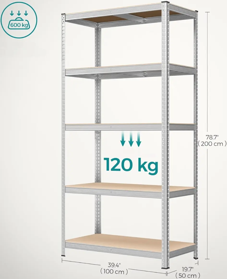 Etajera Songmics GLR050E01 (Silver)