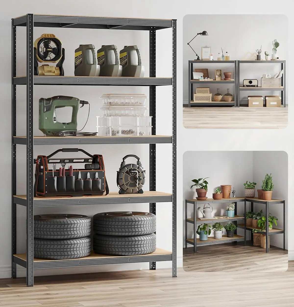 Etajera Songmics GLR060B01 (Grey)