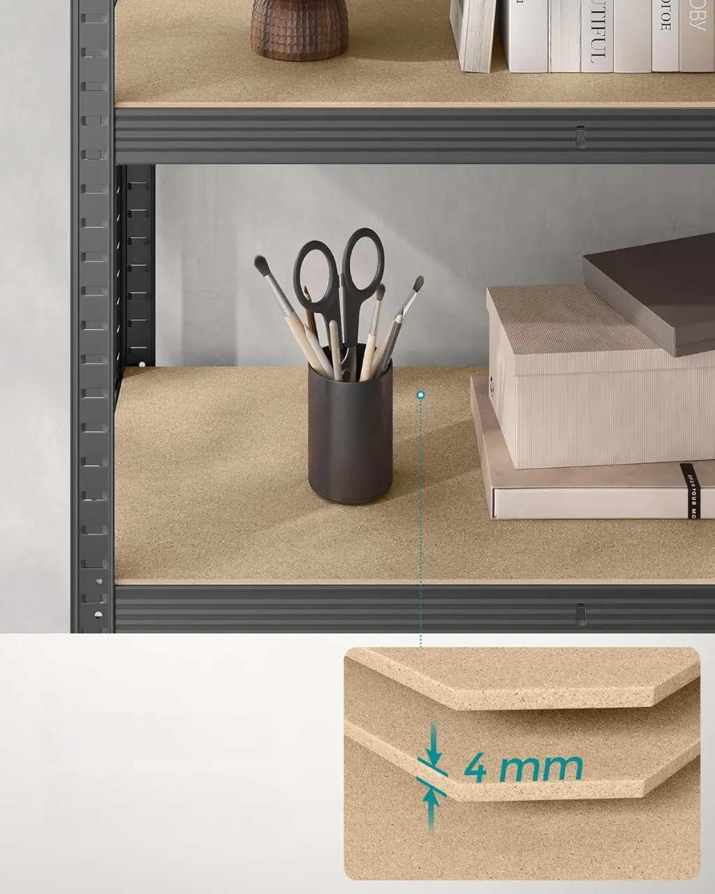 Etajera Songmics GLR060B01 (Grey)