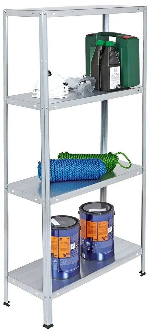 Etajera Strategic 4 rafturi max.45 150x75x30 (Silver)