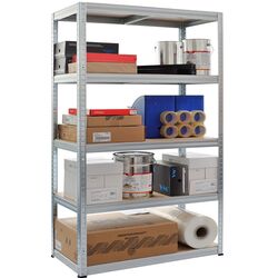 Стеллаж Strategic 5 полок 180x120x60 (Silver/Brown) Thumb