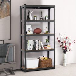 Стеллаж Strategic 5 полок 200x100x50 (Black/Brown)