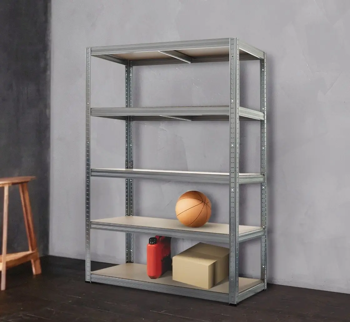 Стеллаж Strategic 5 полок max.100 180x100x40 (Silver/Brown)