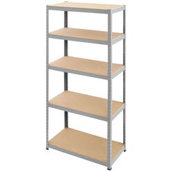 Стеллаж Strategic 5 полок max.100 180x75x30 (Silver/Brown) Thumb