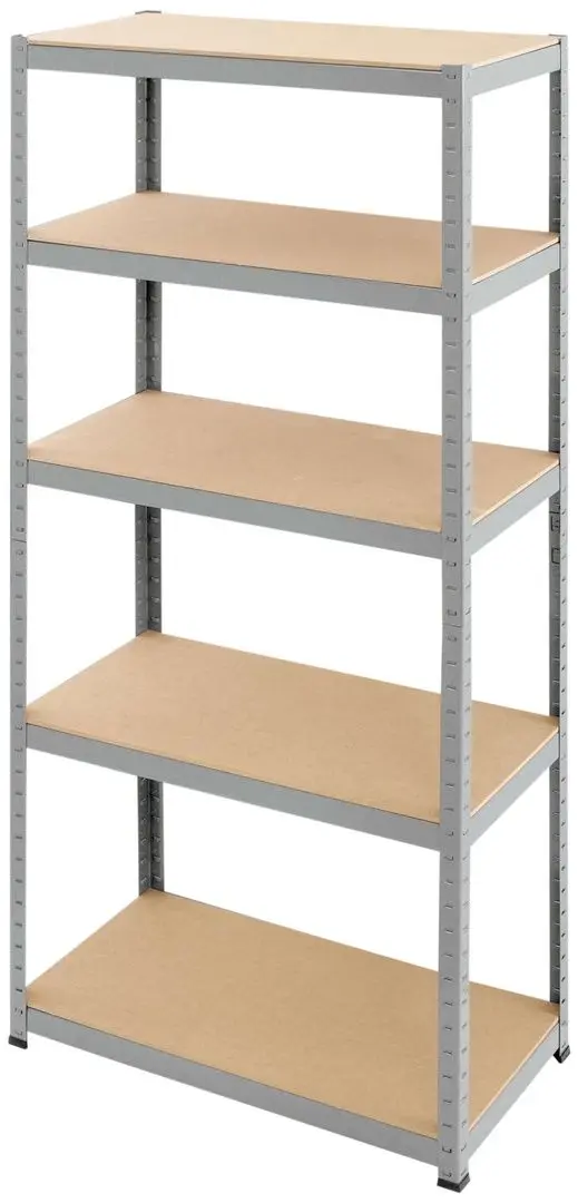 Стеллаж Strategic 5 полок max.100 180x75x30 (Silver/Brown) - 3