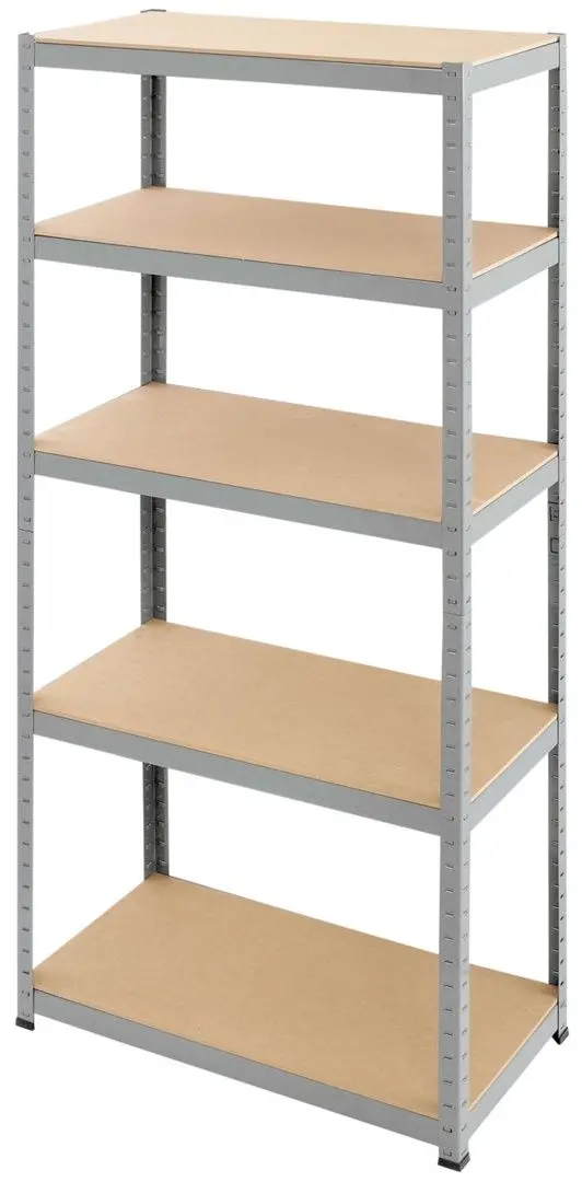 Стеллаж Strategic 5 полок max.100 180x90x35 (Silver/Brown)