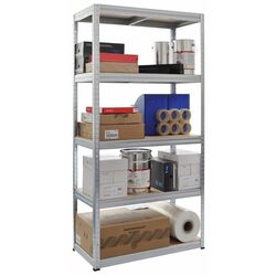 Стеллаж Strategic 5 полок max.100 180x90x35 (Silver/Brown) Thumb