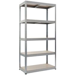 Стеллаж Strategic 5 полок max.175 180x90x30 (Silver/Brown) Thumb