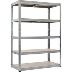 Etajera Strategic 5 rafturi max.300 180x120x50 (Silver/Brown) Thumb