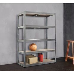 Стеллаж Strategic 5 полок max.300 180x120x50 (Silver/Brown)