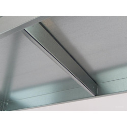 Стеллаж Strategic двойной 5 полок 180x180x30 (Silver/Brown) Thumb