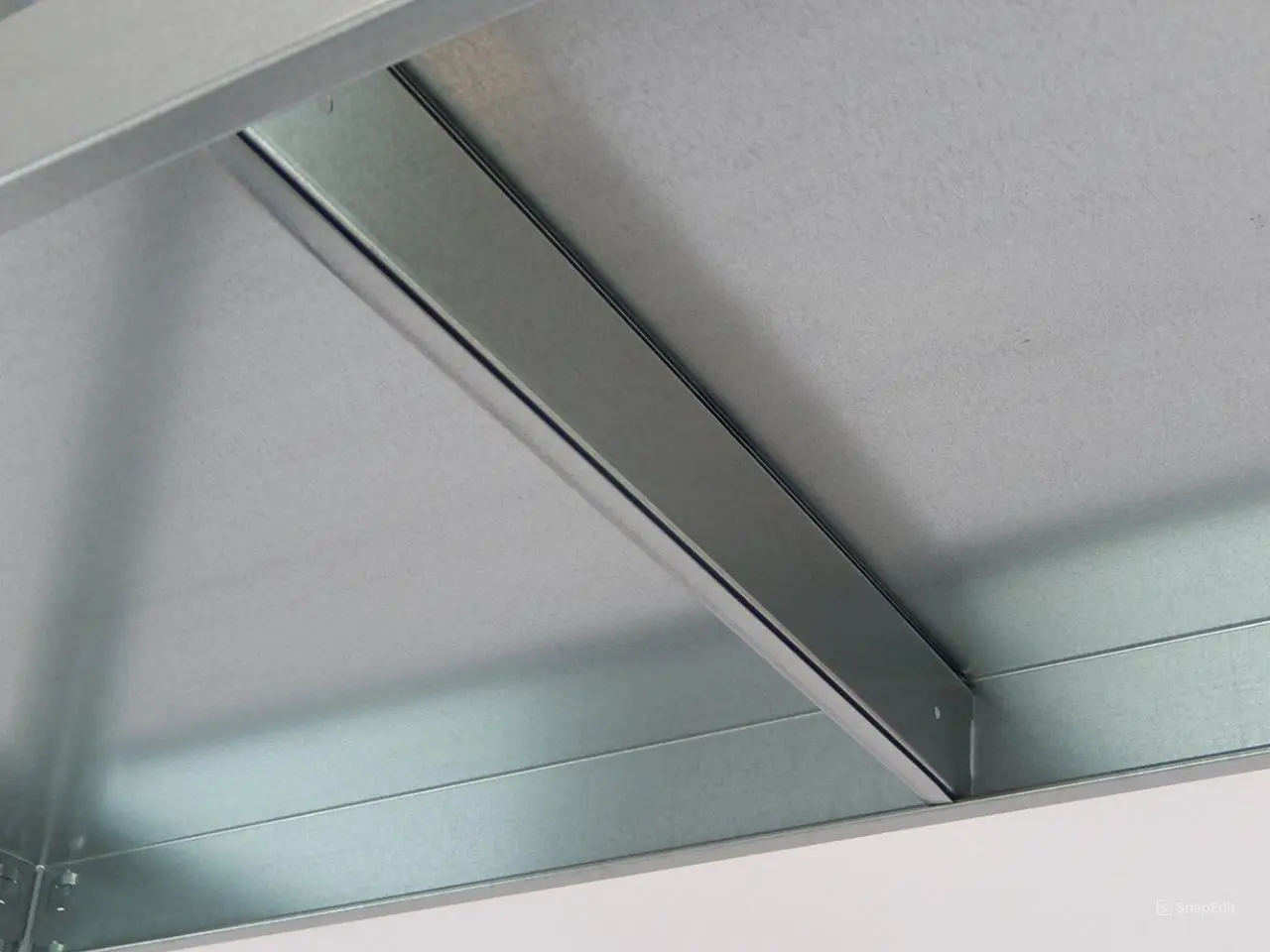 Стеллаж Strategic двойной 5 полок 180x180x30 (Silver/Brown) - 4