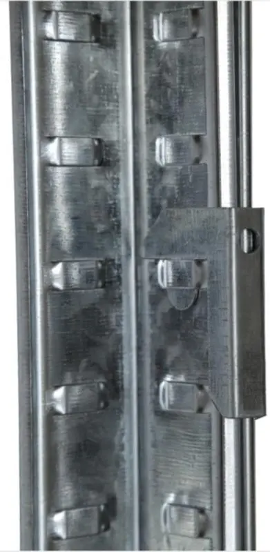 Etajera Strategic dublu 5 rafturi 180x200x40 (Silver/Brown)