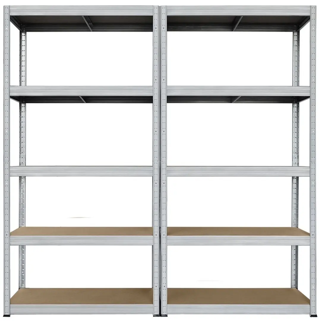 Стеллаж Strategic двойной 5 полок max.175 180x180x30 (Silver/Brown) - 2