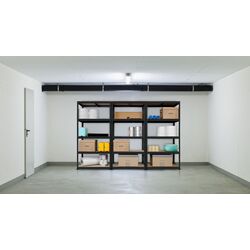 Стеллаж Strategic тройной 5 полок 200x300x50 (Black/Brown)