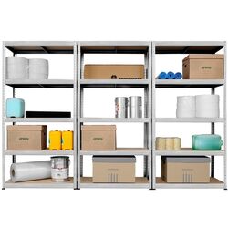 Стеллаж Strategic тройной 5 полок max.100 180x225x30 (Silver/Brown) Thumb
