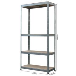 Стеллаж Strend Pro 2212472 (Natural/Grey) Thumb