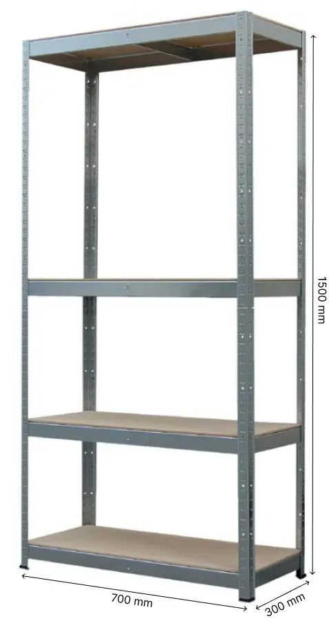 Стеллаж Strend Pro 2212472 (Natural/Grey)