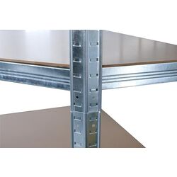 Etajera Strend Pro RAT80 180x90x40cm (Silver/Brown) Thumb