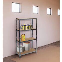 Etajera Strend Pro Regal Racks RAT20 HD 180x90x45cm (Silver/Natural)
