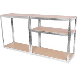 Стеллаж Strend Pro Regal Racks RAT40 MS 180x90x40cm (Silver/Natural) Thumb