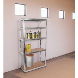 Etajera Strend Pro Regal Racks RAT40 MS 180x90x40cm (Silver/Natural)