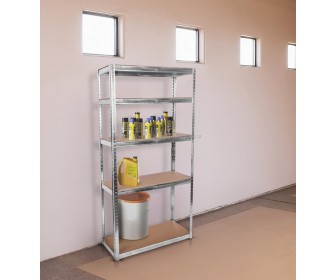 Etajera Strend Pro Regal Racks RAT40 MS 180x90x40cm (Silver/Natural)