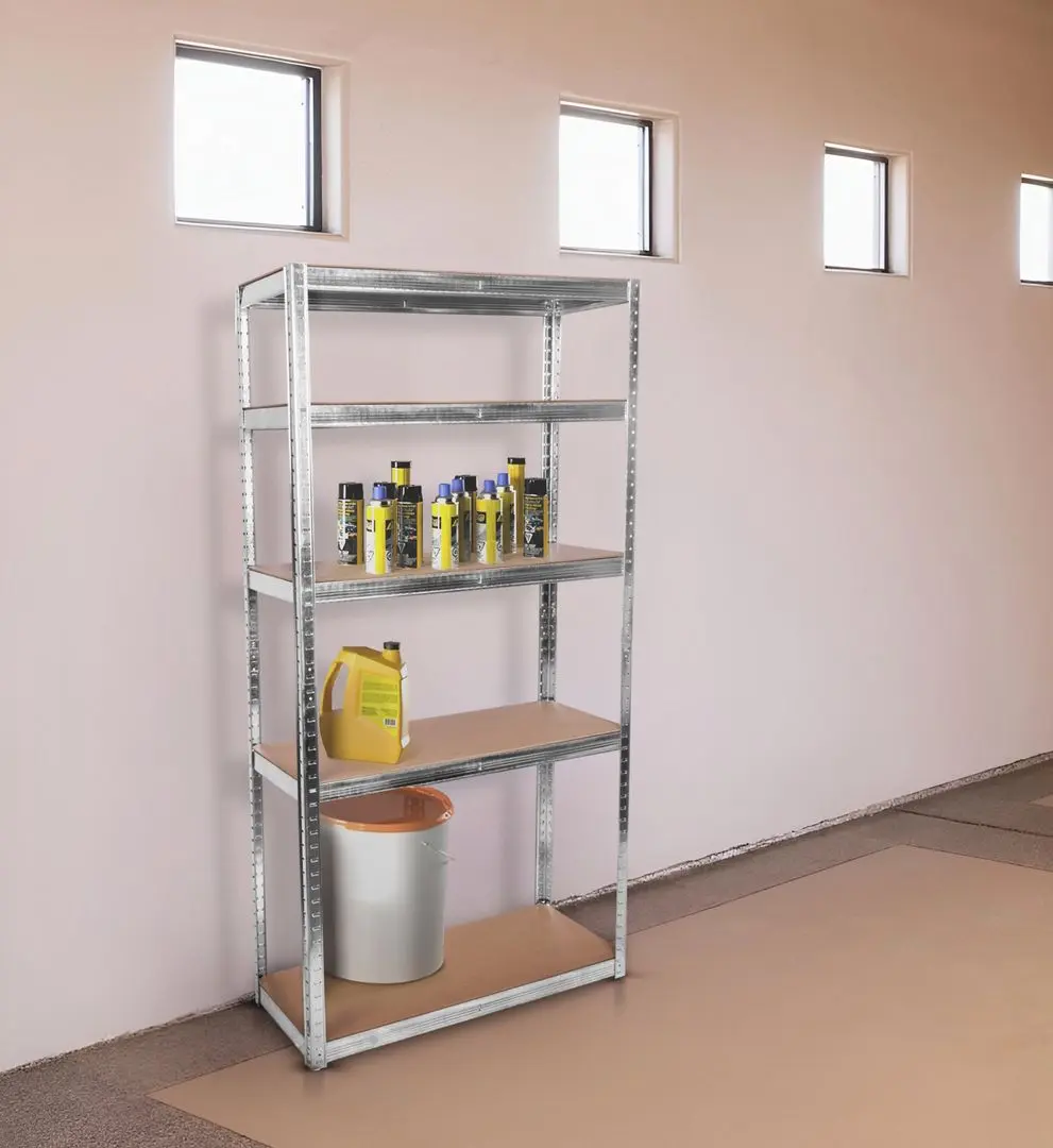 Стеллаж Strend Pro Regal Racks RAT40 MS 180x90x40cm (Silver/Natural)