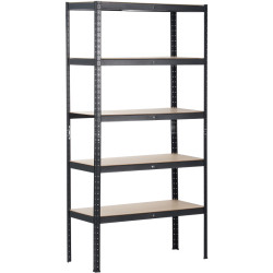 Etajera Tempo Kondela Radman (Oak/Black) Thumb