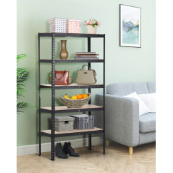 Etajera Tempo Kondela Radman (Oak/Black)