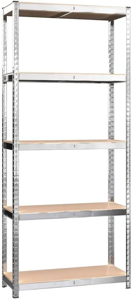 Набор стеллажей VidaXL 144272 75x30x172cm (Silver) - 4