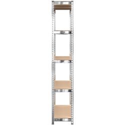 Набор стеллажей VidaXL 144272 75x30x172cm (Silver) Thumb
