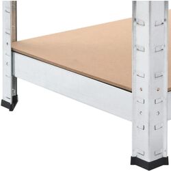 Набор стеллажей VidaXL 144272 75x30x172cm (Silver) Thumb