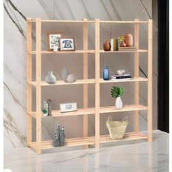 Set etajere VidaXL 286198 170x38x170cm (Wood)