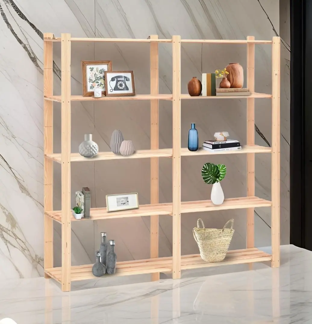 Набор стеллажей VidaXL 286198 170x38x170cm (Wood)