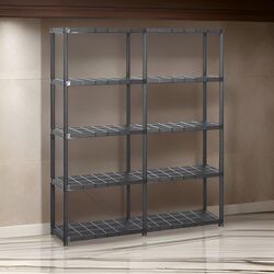 Set etajere VidaXL 3059852 71x38x170cm (Black)