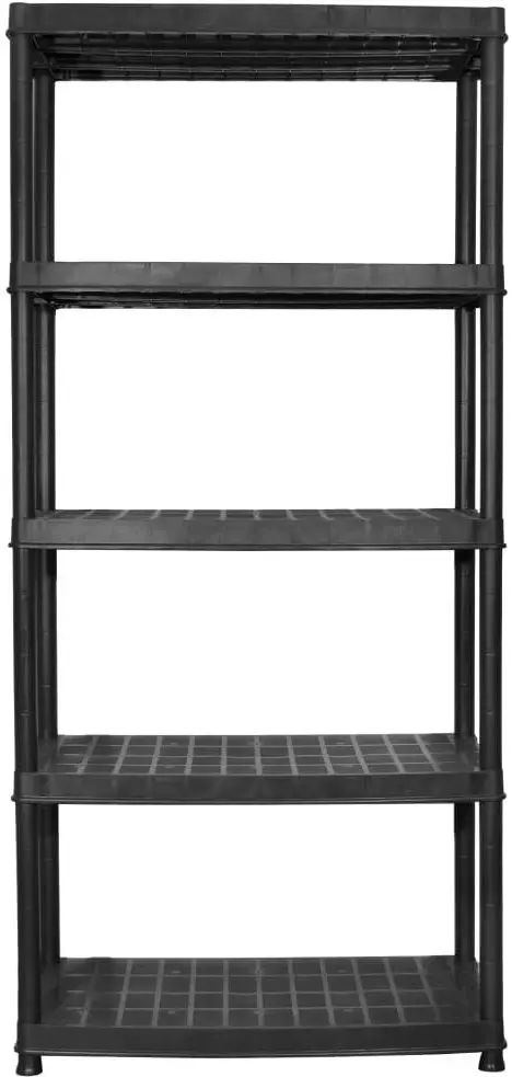 Set etajere VidaXL 3059854 91.5x45.7x185cm (Black)