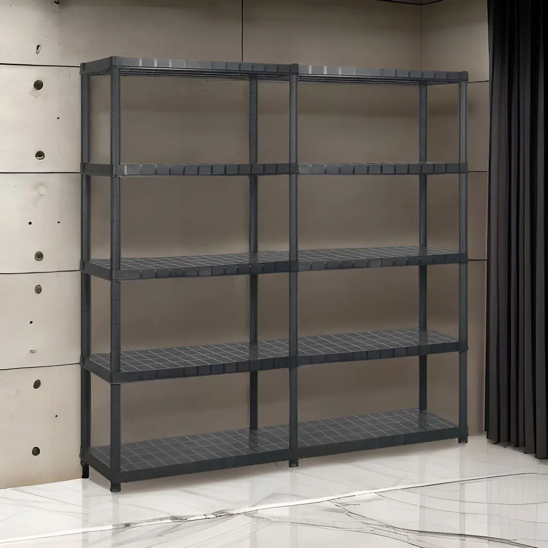 Set etajere VidaXL 3059854 91.5x45.7x185cm (Black)