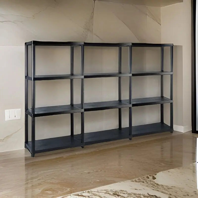 Set etajere VidaXL 3059855 61x30.5x130cm (Black)