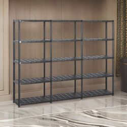 Set etajere VidaXL 3059856 71x38x170cm (Black)