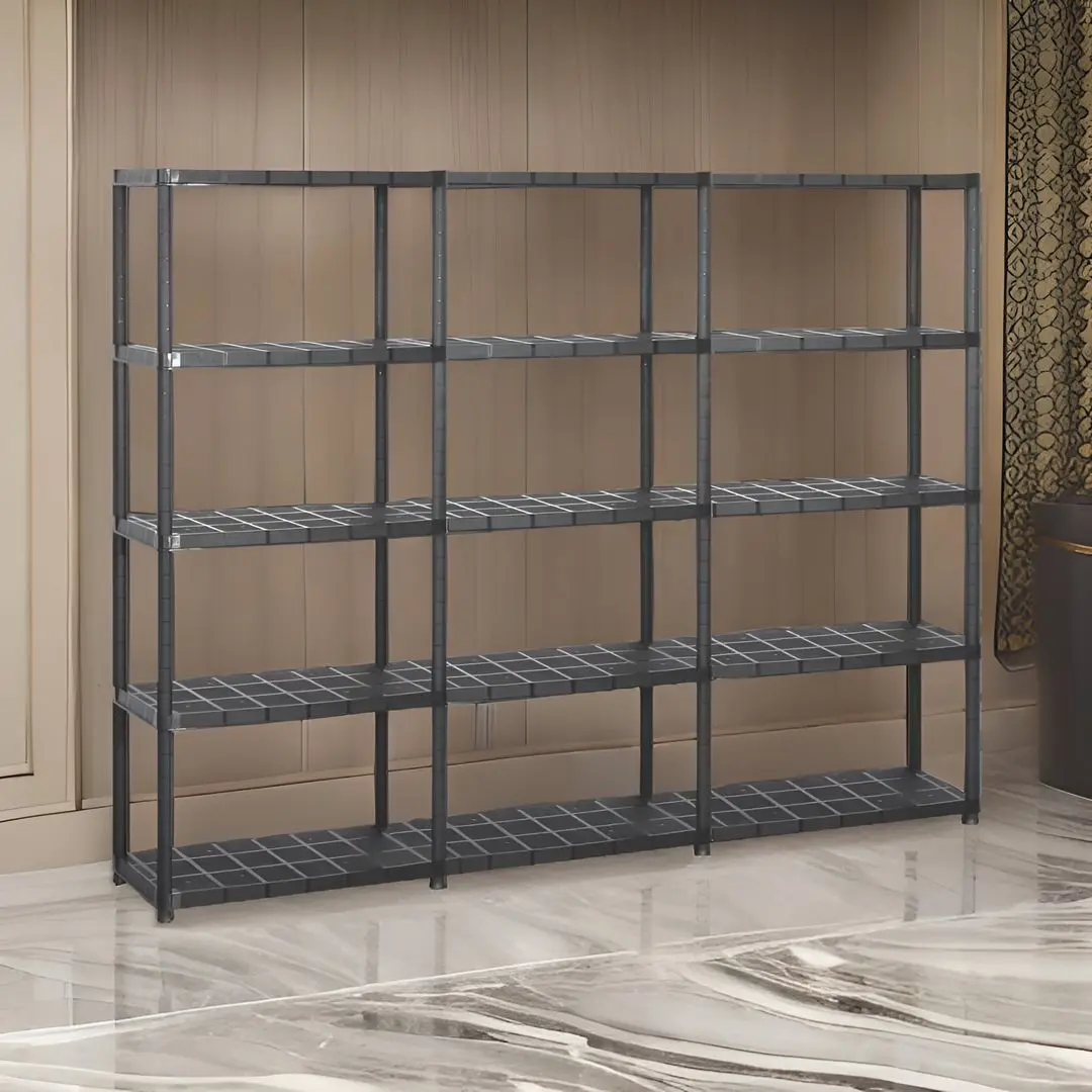 Set etajere VidaXL 3059856 71x38x170cm (Black)