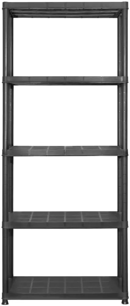 Set etajere VidaXL 3059858 274.5x45.7x185 (Black)