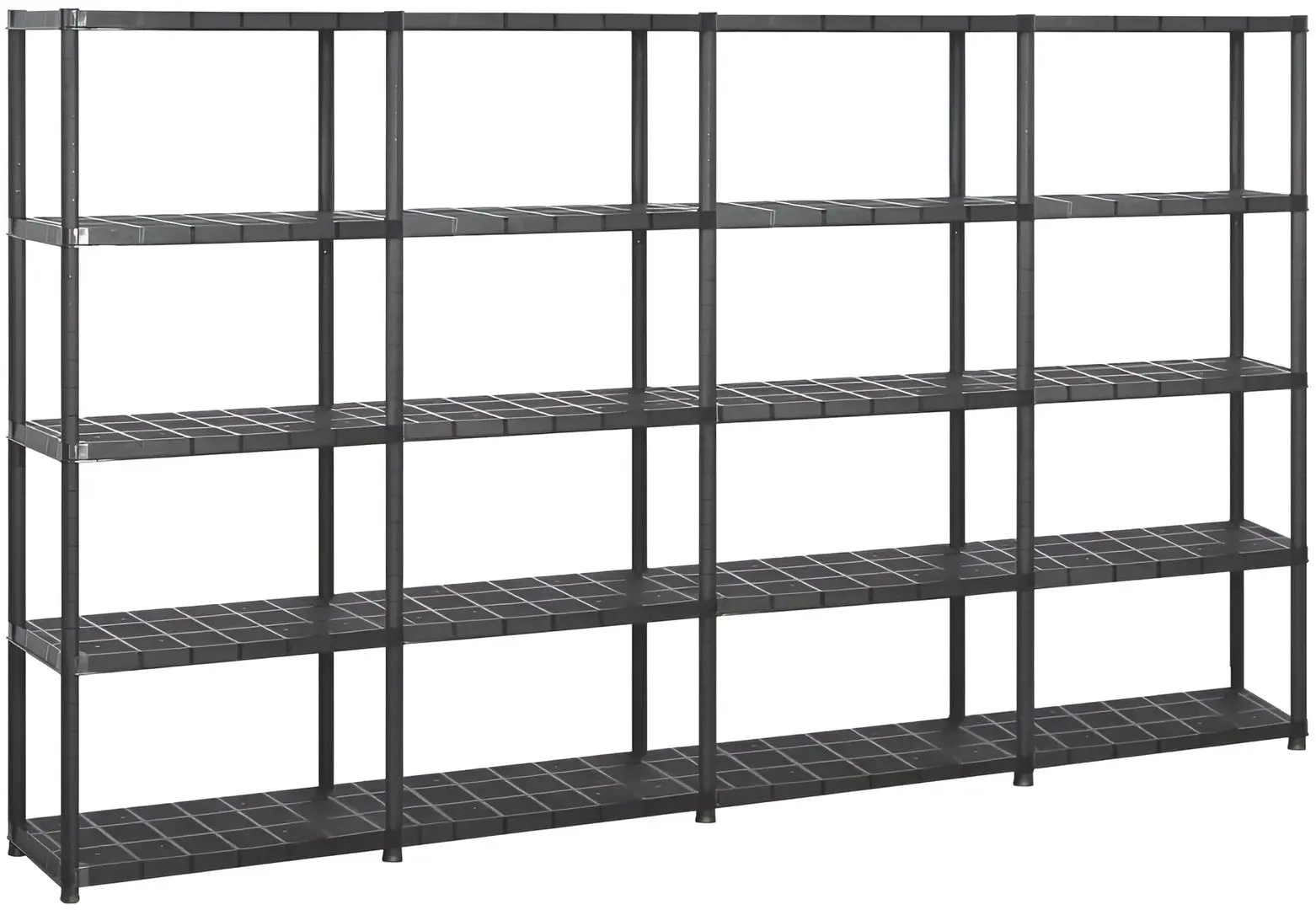 Набор стеллажей VidaXL 3059860 71x38x170cm (Black)