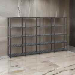 Set etajere VidaXL 3059861 85x40x185cm (Black)