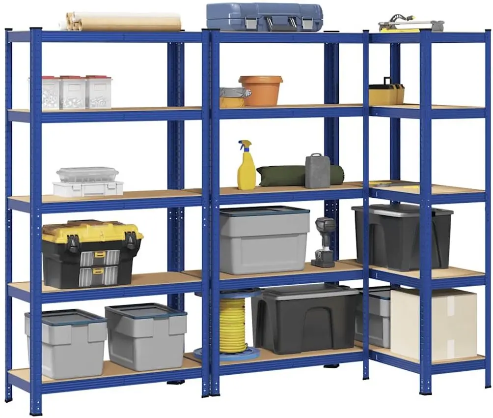 Set etajere VidaXL 3307592 90x40x180cm (Blue)