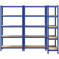 Set etajere VidaXL 3307592 90x40x180cm (Blue) Thumb